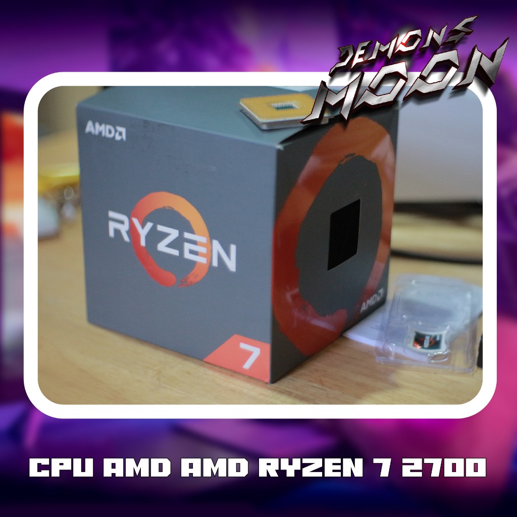 ซีพียู เอเอ็มดี CPU AMD AM4 RYZEN 7 2700 8C/16T
