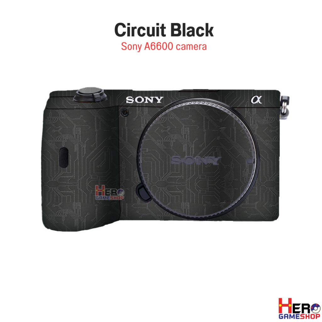 [Sticker Sony] Body Camera สติกเกอร์ skin ไม่ทิ้งคราบกาว กันรอย กล้อง สําหรับ Sony A6600 body protection film sticker