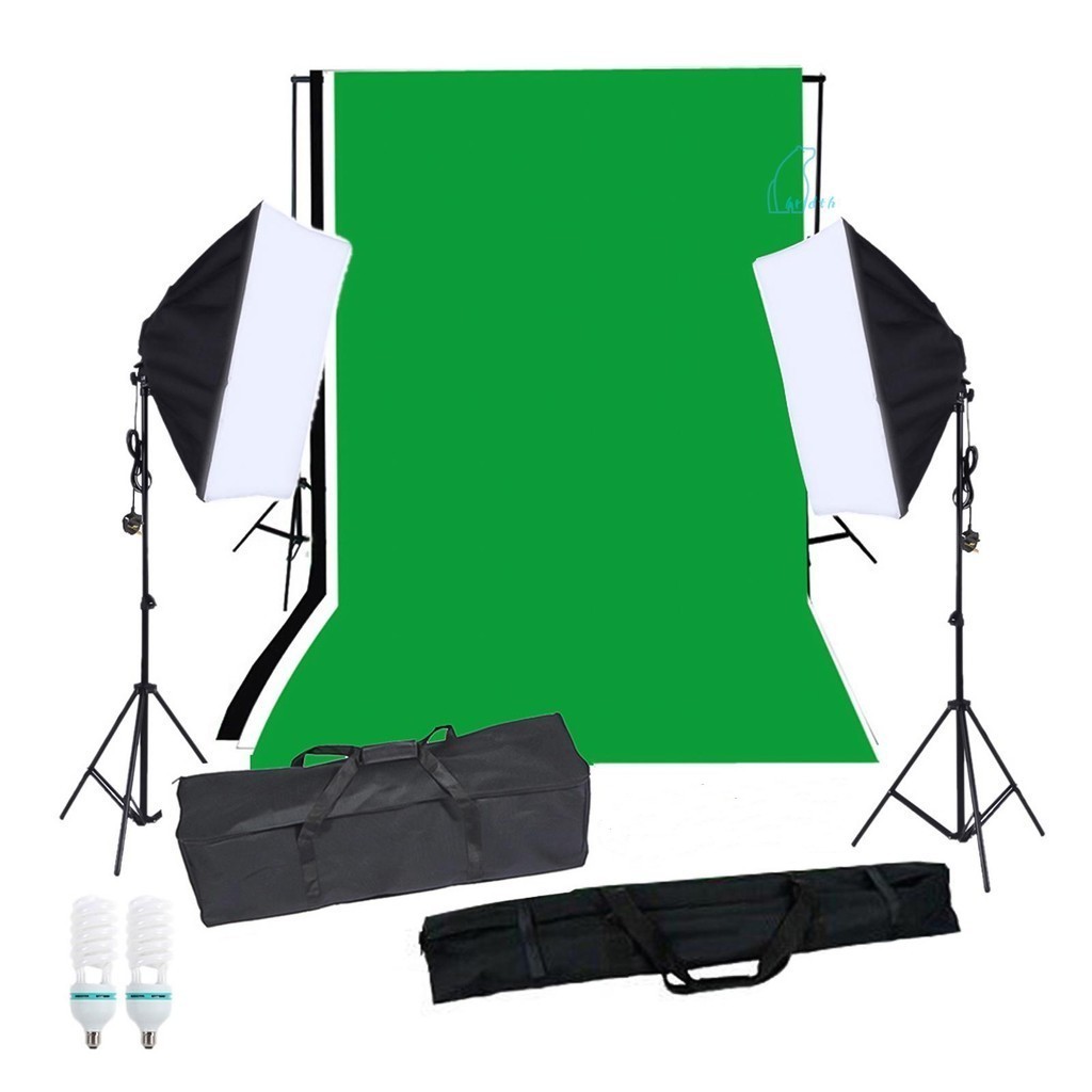 50*70cm 300w ไฟสตูดิโอ สตูดิโอถ่ายภาพ ไฟถ่ายสินค้า E27 LED Light Softbox ไฟถ่ายรูป ไฟไลฟ์สด ไฟต่อเนื่อง ฉากถ่ายรูป ไฟ