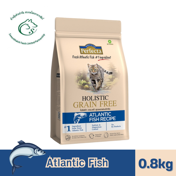 💥-30% Perfecta สูตรใหม่! Holistic Grain Free อาหารเม็ดสำหรับสุนัข และแมว