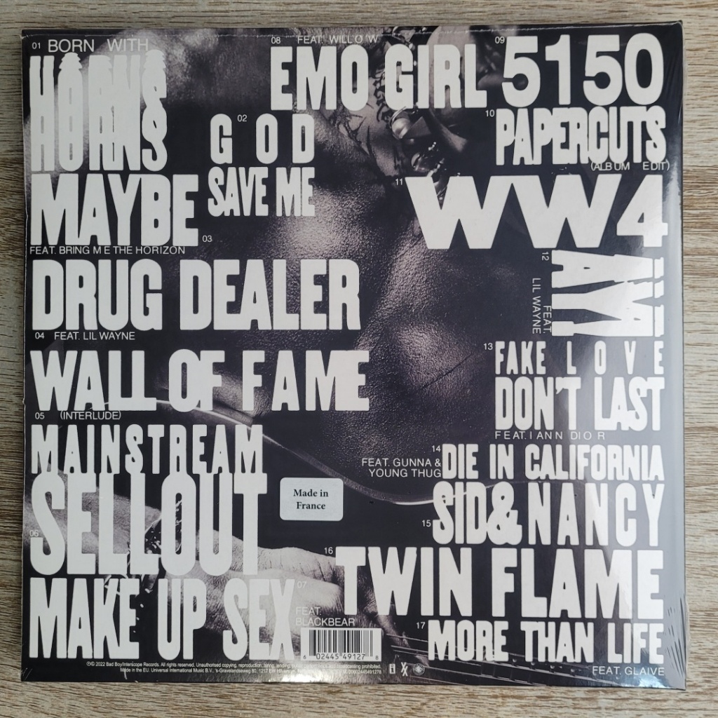 แผ่นเสียง Machine Gun Kelly Mainstream Sellout ใหม่ ซีล Vinyl LP - รูปที่ 2