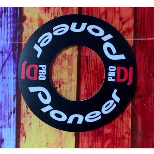 Skin jog สีดำด้าน ลาย pioneer dj Size L แผ่นกันรอย ddj1000 ,ddj1000srt cdj800 cdj 850 FLX6