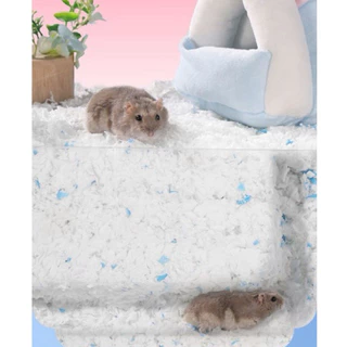 [Hamsterth]สุดคุ้ม!! รองกรงแฮมสเตอร์ พร้อมส่ง‼️ Bucatstate ฝุ่นแทบไม่มี นุ่มฟูเบา มุดเล่นได้ รองกรง