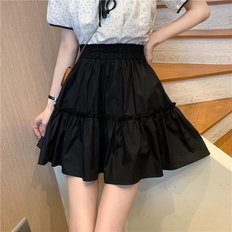 กระโปรงสั้นสไตล์เกาหลี มินิมอล มีซับใน ใส่สบาย แมทช์ง่ายทุกโอกาส