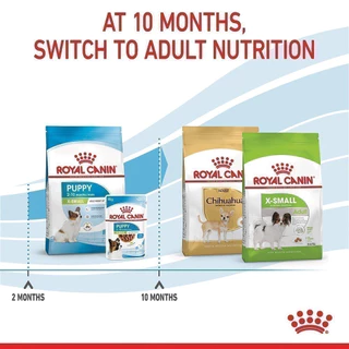 [ล็อตใหม่] Royal Canin อาหารสุนัข สุนัขโต ลูกสุนัข X Small Puppy / Adult พันธุ์จิ๋ว พันธุ์ทอย พันธุ์เล็ก เม็ดเล็ก 500g