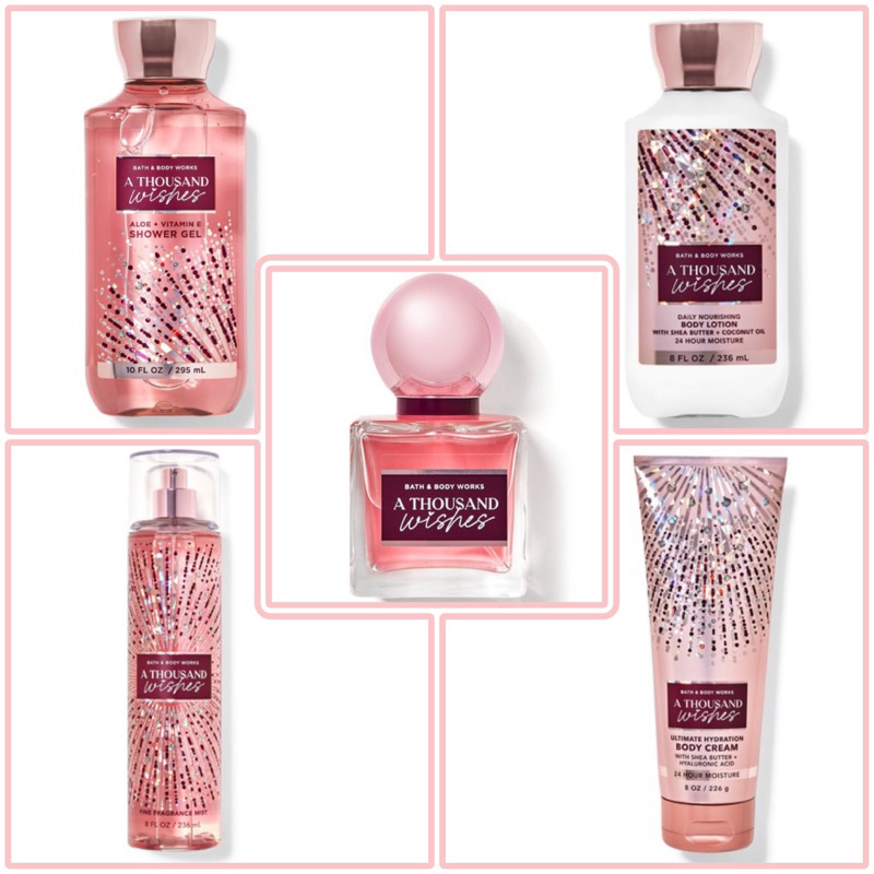 Bath And Body Works Signature Collection Ultra Shea Body Lotion "A Thousand Wishes" หอมกลิ่นดอกไม้แลฟรุ้ตตี้ 236 g.