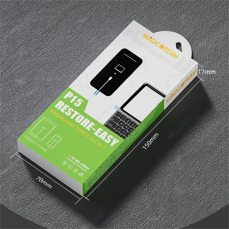 Magico P15 Cable  Easy Restore  สายแฟลชรอม ใช้ได้กับ iphone 15 และ iPad รองรับ Type C