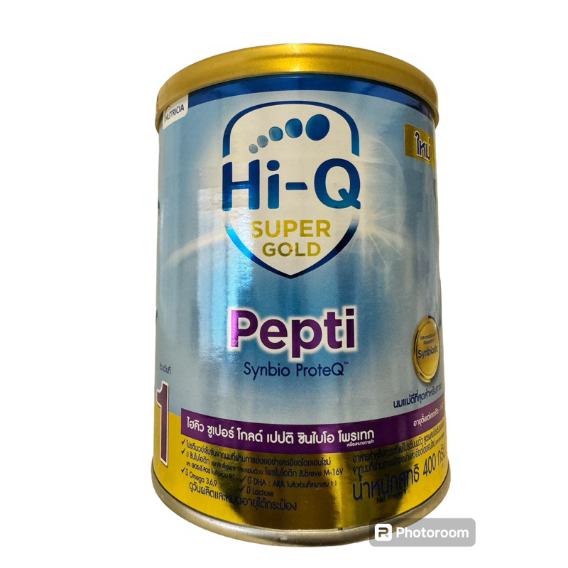 ไฮคิว เปบติ (Hi Q Pepti) 400 กรัม (แพ้นมวัว)(แรกเกิด-1ปี) exp 14/2/27