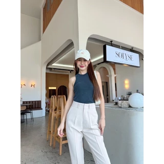 WT24 รุ่น Mini Pants ( กระบอกเล็ก ) ยาว34-35 นิ้ว งานเข้ารูปเข้าทรง ใส่สวย กางเกงขากระบอก กางเกงทรงบอย สูงไม่เกิน150