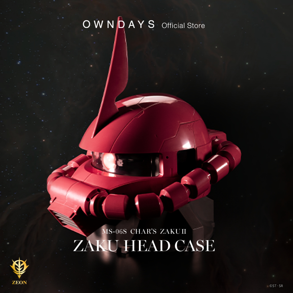 ZEON X OWNDAYS ที่เก็บแว่นตา ZAKU HEAD CASE