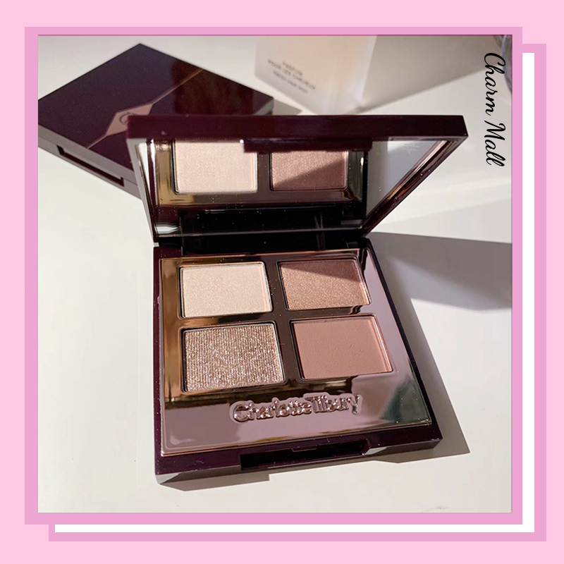 CT Charlotte Tilbury Four Color Eyeshadow palette # pillow talk #exaggerates