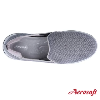 Aerosoft (แอโร่ซอฟ) รองเท้าผ้าใบผู้หญิง ผู้ชาย เพื่อสุขภาพ ผ้าใบสีดำ รุ่น EURO C2 (SN9221)