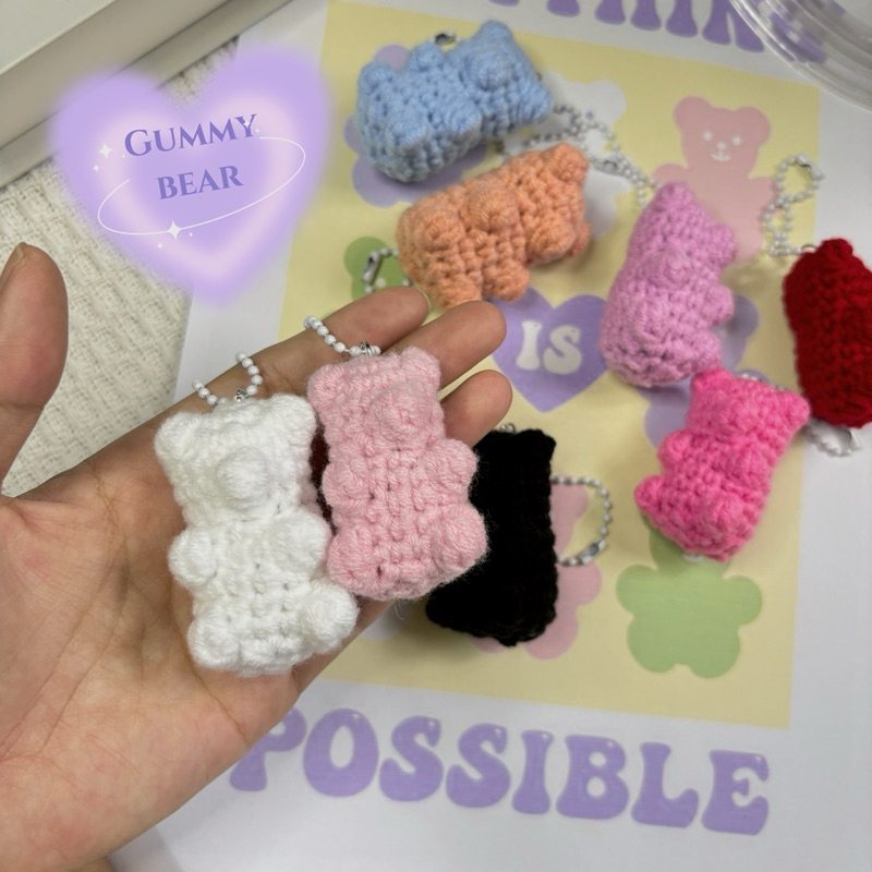 gummy bear 🧸|พวงกุญแจหมีเยลลี่