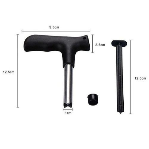 Fanke ที่เปิดมะพร้าวสแตนเลส มีดมะพร้าว ที่เปิดมะพร้าว อุปกรณ์เจาะมะพร้าว มีดผลไม้ มีขนาดเล็กพกพาได้ - รูปที่ 3