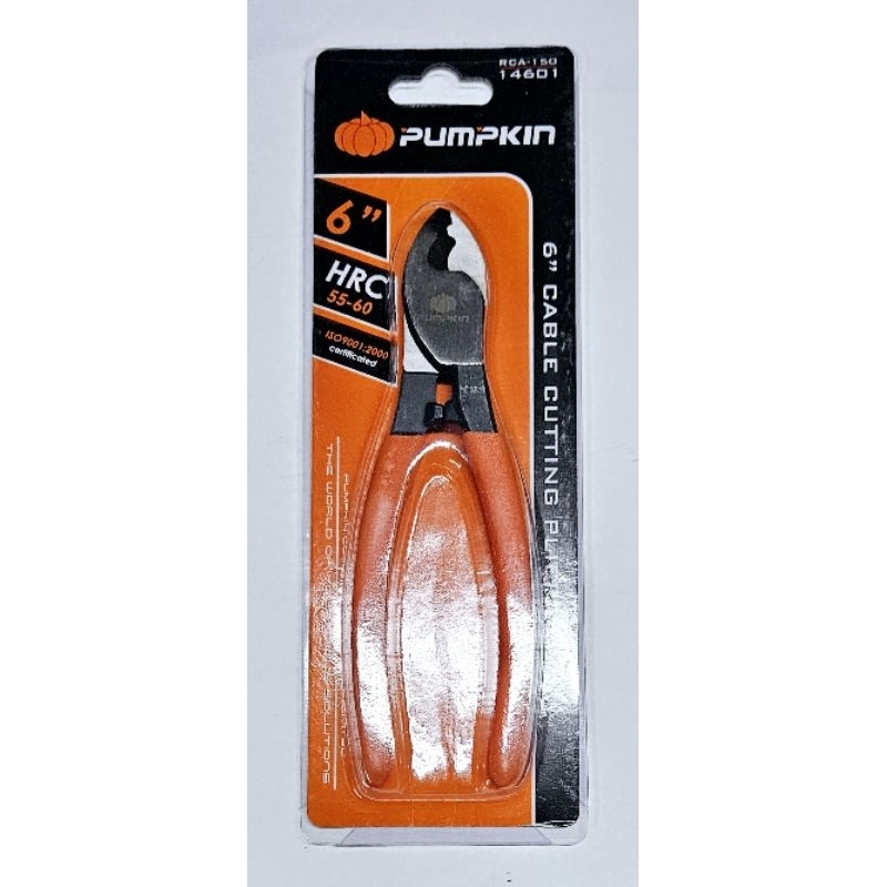 PUMPKIN​ RCA-150 14601 คีมตัดสายเคเบิ้ล​ 6" คีมตัดสายไฟ​ 6"