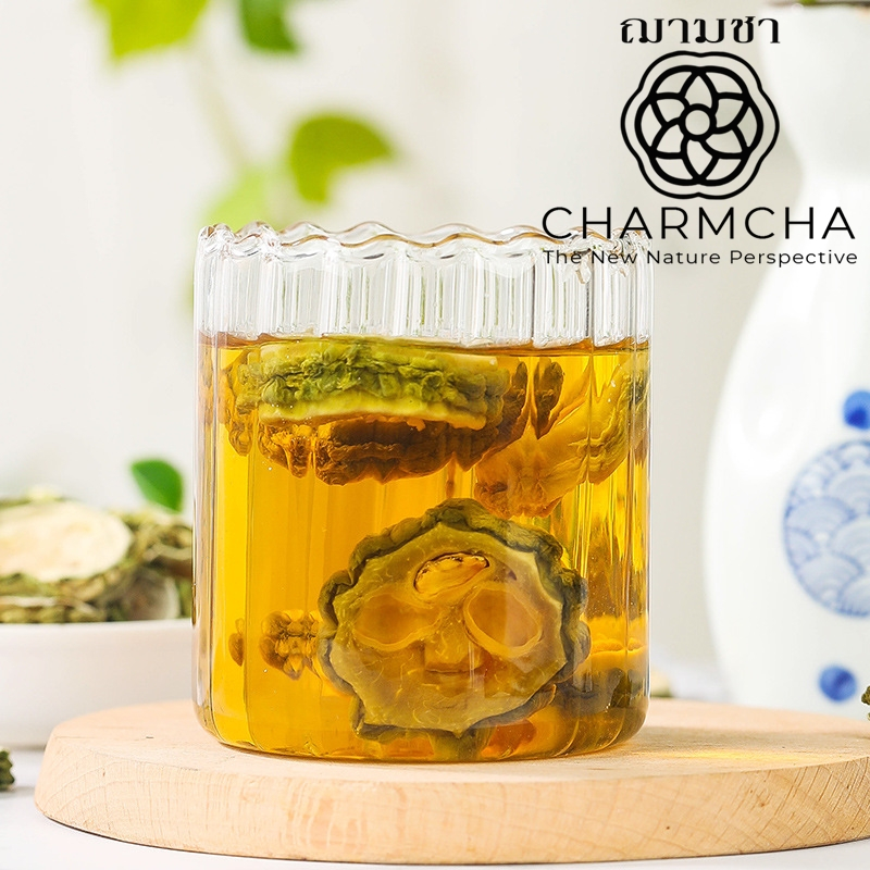 มะระอบแห้ง (Dried Bitter Gourd Tea) ชาสมุนไพร ชาดอกไม้ Charmcha ฌามชา - รูปที่ 4