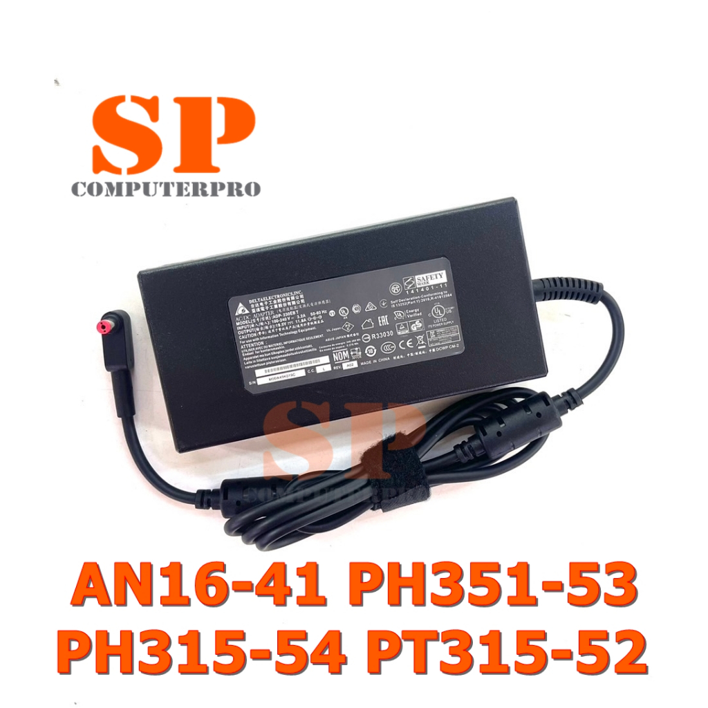 ACER ADAPTER อแดปเตอร์แท้ ACER AN16-41 PH351-53 PH315-54  PT315-52-73K9  PHN16-71 AN515-58-59gm 19.5