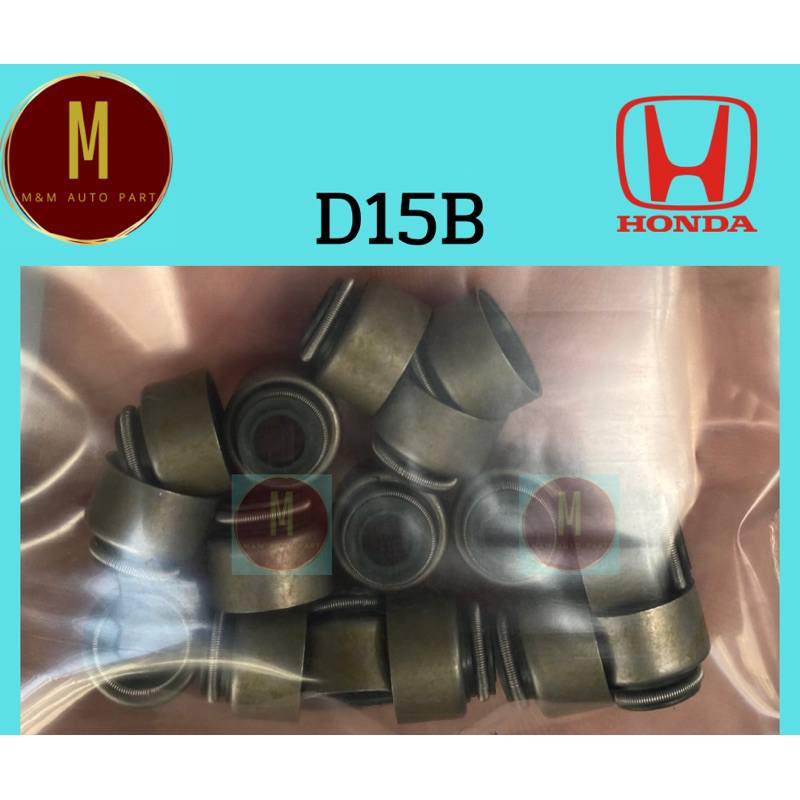 ซีลหมวกวาล์ว HONDA D15B (ชุดละ16ตัว)CIVIC'92-95(5x10.9x10)ยี่ห้อ eristic