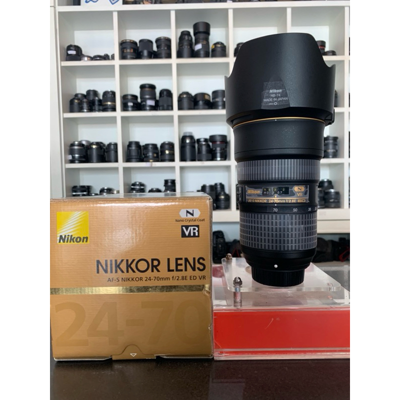 Nikon 24-70mm  F2.8E  ED VR Nano  อดีต0   ครบกล่อง