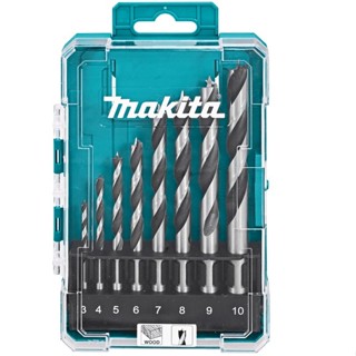 MAKITA ชุดดอกสว่าน เจาะไม้ (8ชิ้น/ชุด) ขนาด 3,4,5,6,7,8,9,10…