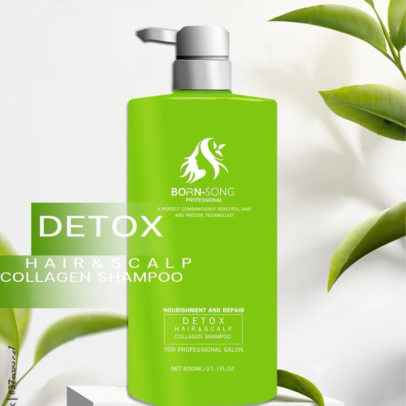 แชมพูเปิดเกล็ดผม แชมพูล้างสารเคมี ก่อนทำเคมีผม(Born-Song) บอนซอง ล้างสารเคมีสิ่งสกปรกตกค้างก่อนทำผม