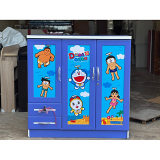 ตู้เสื้อผ้าเด็ก3บาน ✅ลิขสิทธิ์แท้ ✅ลายเรียบๆ มีให้เลือกมากกว…