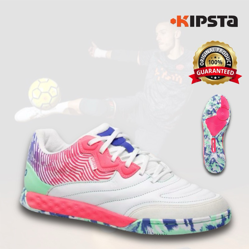 รองเท้าฟุตซอลหนังสำหรับผู้ใหญ่ (มีไซต์ 39-44) รุ่น Eskudo Pro ปี 2023/24 Pack Powerplay Edition KIPSTA