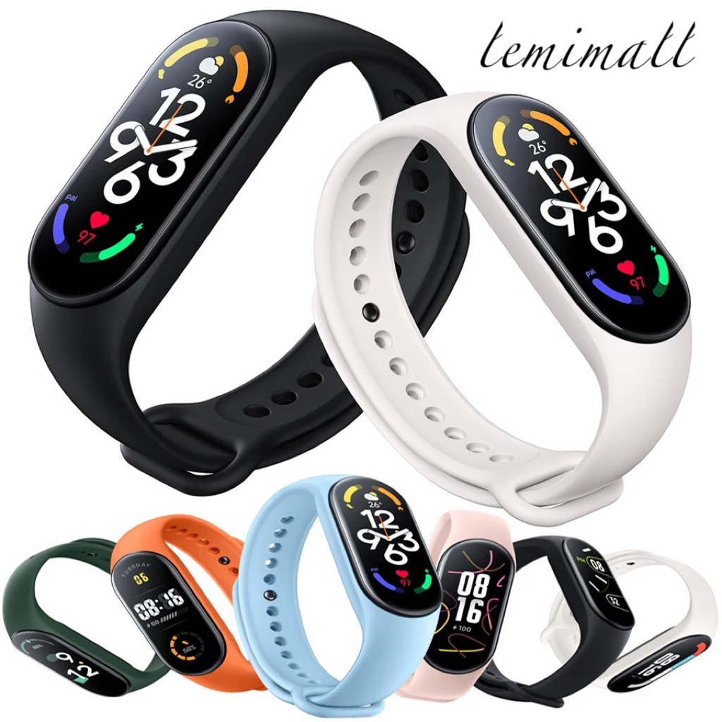 mi band สายแท้ สายซิลิโคน สามารถใช้ได้กับ รุ่น 5 6 7 สายรัดข้อมือ