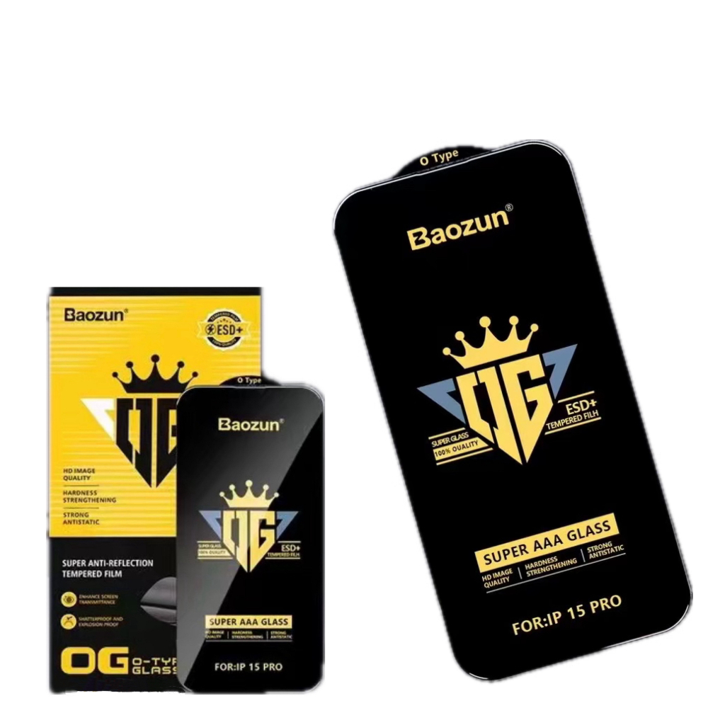 ซื้อ 🔥 Hot 🔥OG HD / ติดง่าย ฟิล์มกระจก ใส เต็มจอ For iPhone นิรภัย OG 16 Pro 15 Pro max 14 13 12 11 XR Xs Max 7 Plus/8/6/6S/