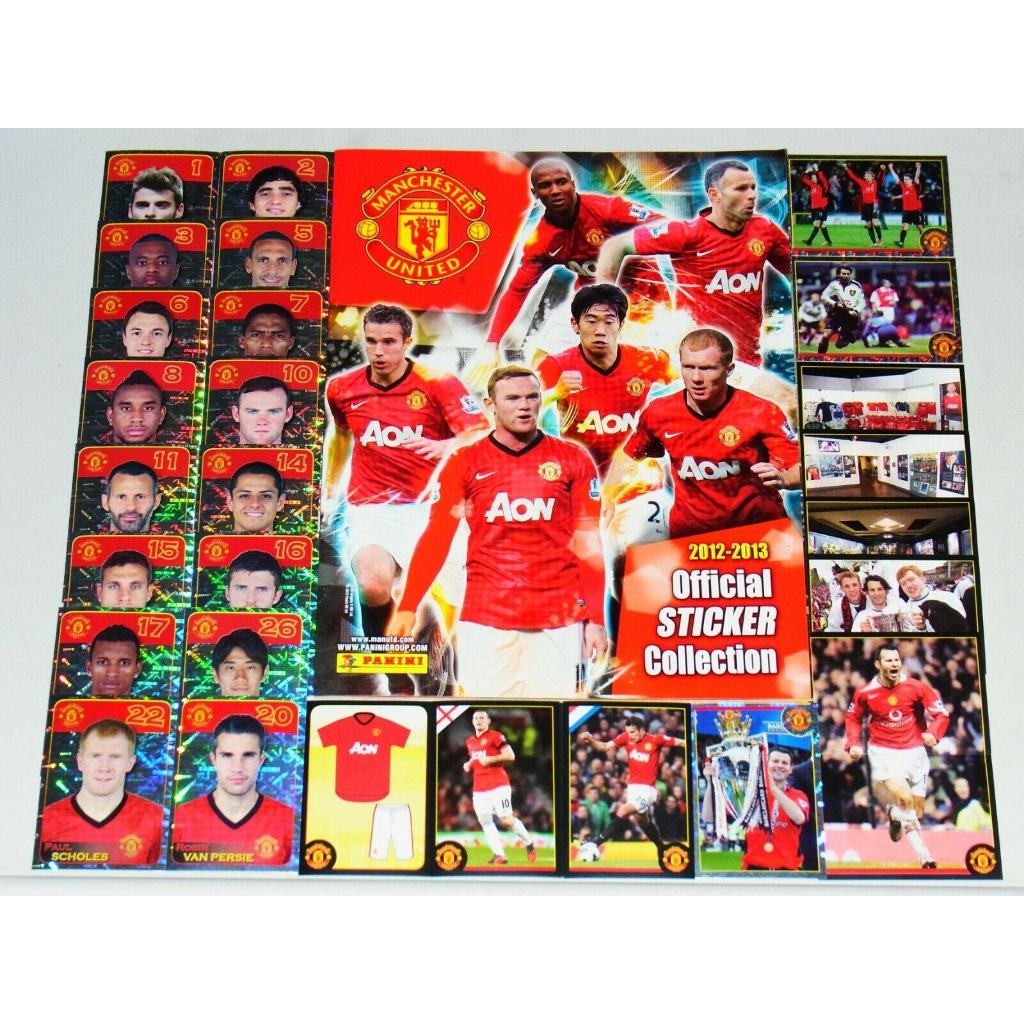 [ขายแยก] สติกเกอร์ แมนยู Panini Manchester United 2012-2013 Official Sticker Collection ของแท้