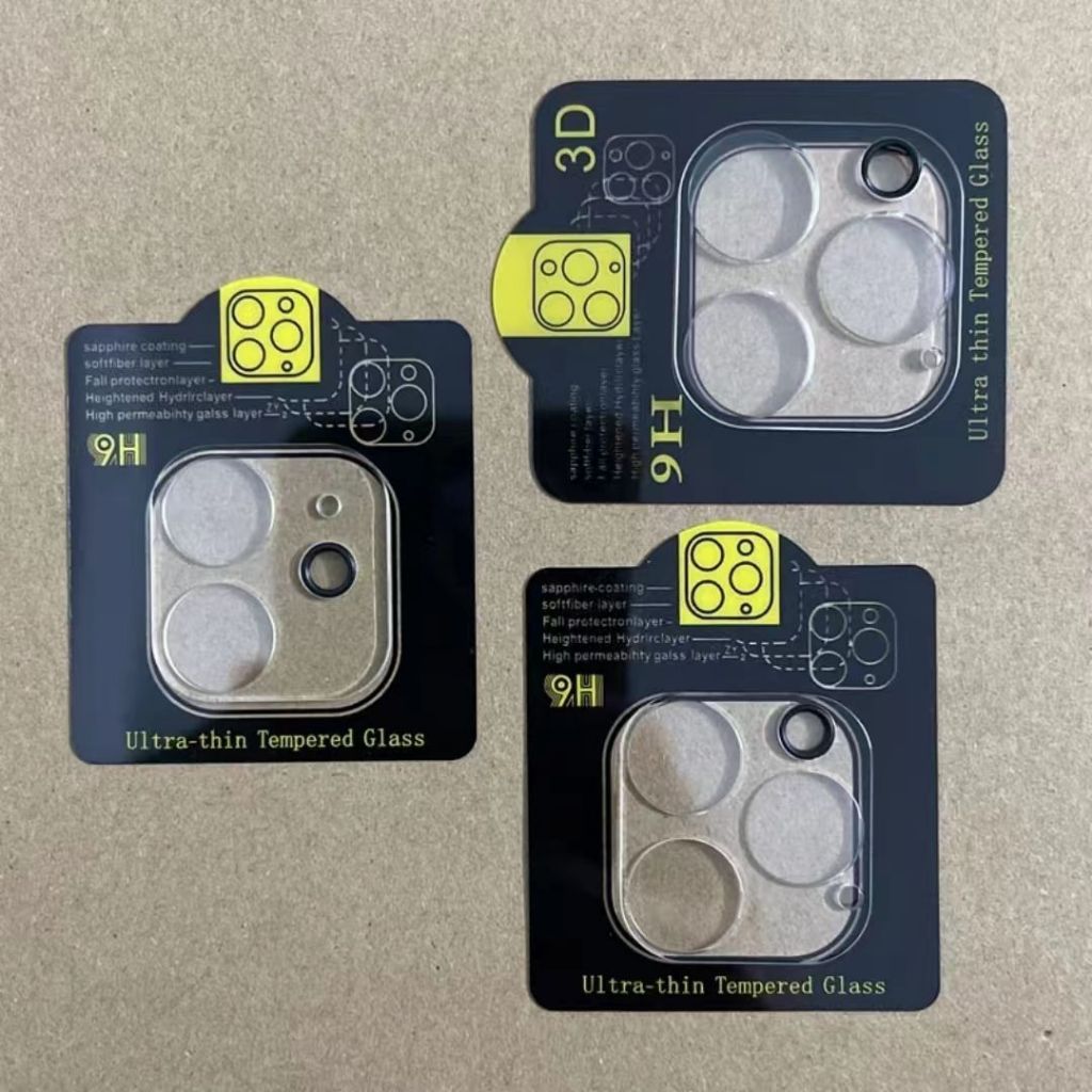 ฟิล์มกระจกเลนส์กล้องสำหรับ for iPhone 13 11 12 16 15 14 Pro Max 14 Plus 12 13 Mini 15 Plus นิรภัย ใส ฟิล์มกันรอยกล้อ - รูปที่ 3