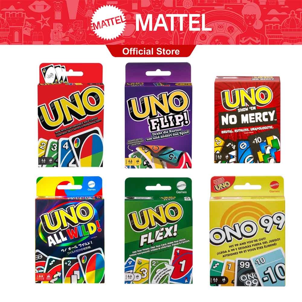 Uno Game การ์ดเกม อูโน่ ลิขสิทธิ์แท้ Flip , All Wild , No Mercy , Flex , ONO 99