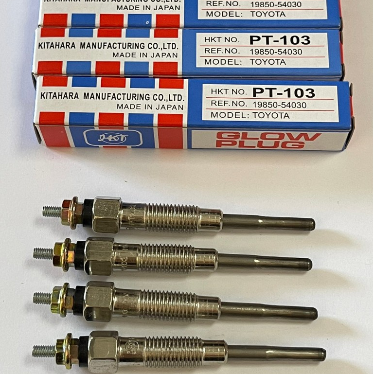 หัวเผาHKTแท้ PT103 made in Japan ใช้กับTOYOTA MightyX LN40 ปี1987-1999รับประกันคุณภาพสินค้า ราคา1หัว