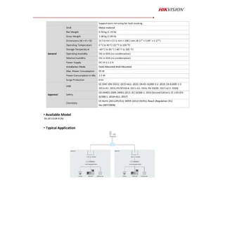 HIKVISION DS-3E1310P-EI/M : 8 Port Fast Ethernet Smart POE Switch BY BILLIONAIRE SECURETECH