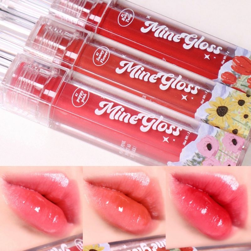 Beauty-Siam แท้ทั้งร้าน !! แบ่งขายทินต์กลอสเม็ดแน่น ฉ่ำวาว G.vana mine gloss