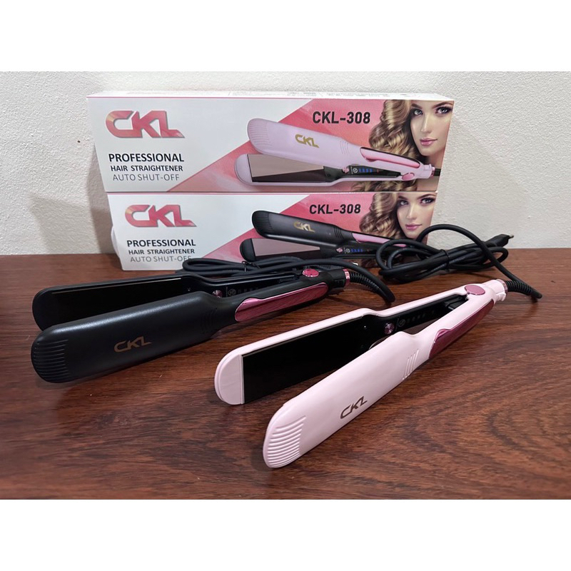 CKL 308 ปรับได้ถึง 4 ระดับ เครื่องหนีบผม หนีบเงา ร้อนไว ปรับอุณหภูมิได้