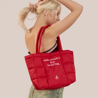 Puffy bag - by memine : กระเป๋านุ่มนิ่มไซค์ใหญ่ New collection