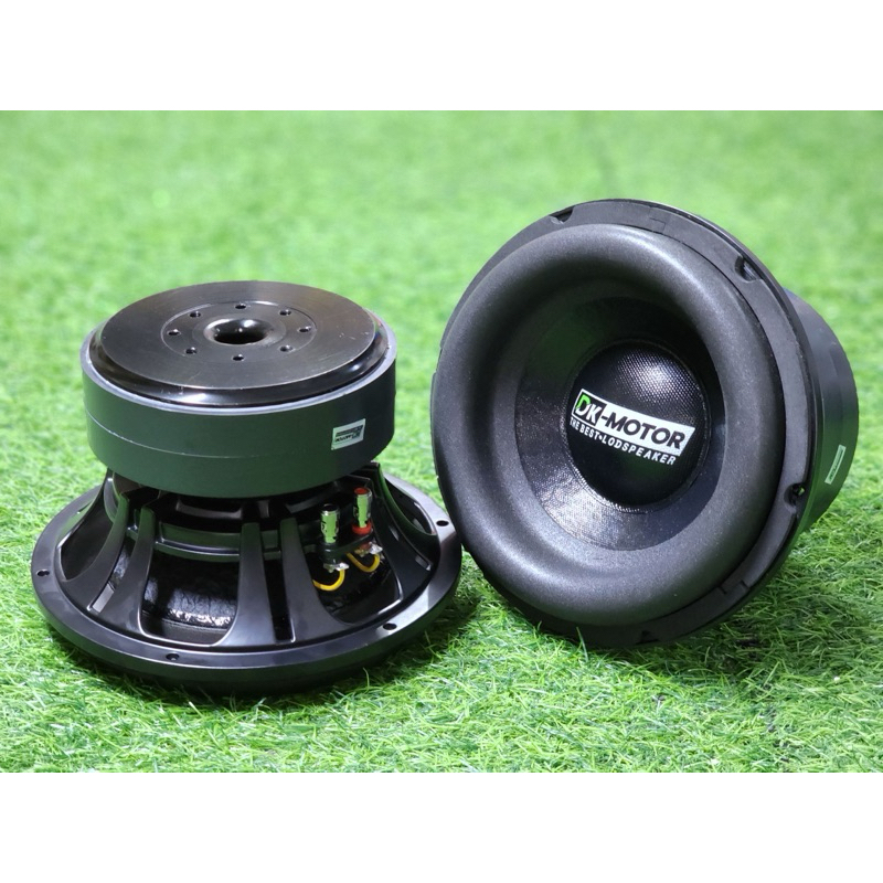 ซับ DK MOTOR 8นิ้ว โครงดำ ก้านแบน ตูดดำ 8”145/20/2 v.50.5mm ดอกเบส ดอกซับ วูฟเฟอร์ ลำโพงซับ diy subw