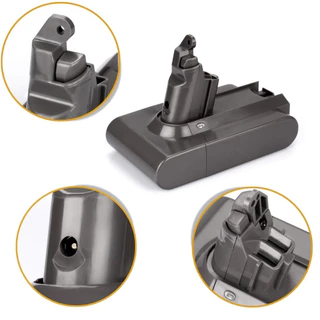 รับประกัน 2 ปี-แบตเตอรี่ ใช้สำหรับ Dyson V6 V7 V8 V10 เครื่องดูดฝุ่น 21.6V 3Ah Battery V6 Handheld Clean DC58 DC59 DC61