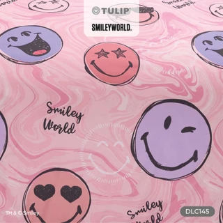 TULIP Delight สไมลีย์เวิลด์ DLC145 ลิขสิทธิ์แท้ Smiley World ชุดผ้าปูที่นอน ผ้าห่ม ผ้านวม พิมพ์ลายการ์ตูน