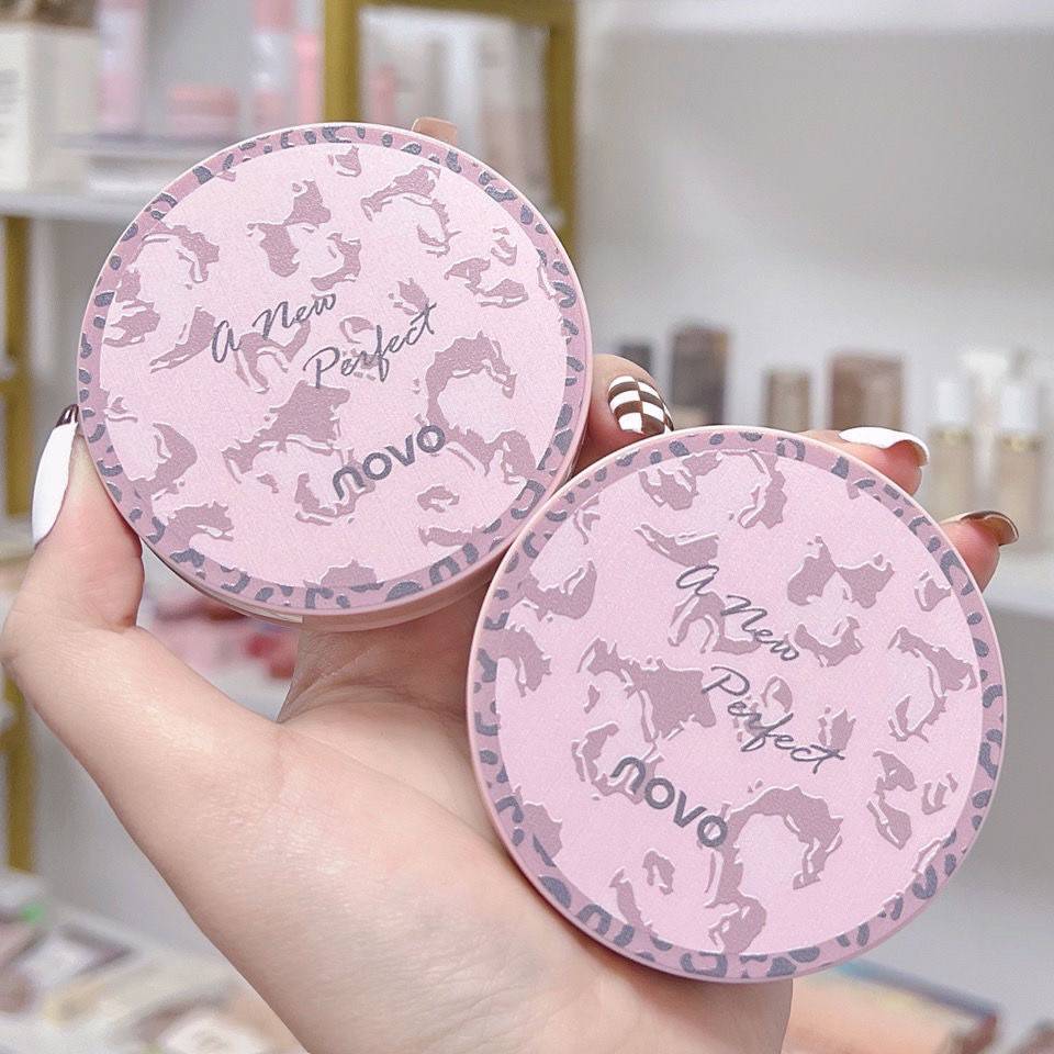 C.250.[พร้อมส่ง] ตลับจริง คุชชั่น คุมมัน ผิวชุ่มชื้น ปกปิดกันน้ํา Novo Air Cushion ผิวขาวกระจ่างใส - รูปที่ 3