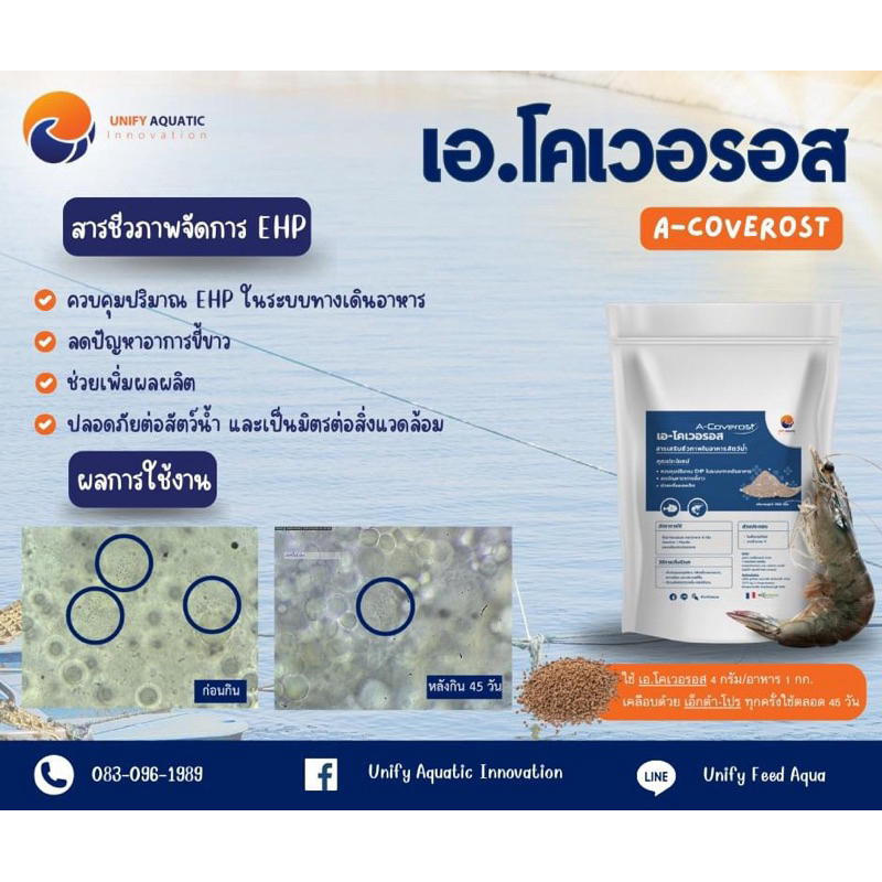 เอโคเวอรอส สารชีวภาพเพื่อการจัดการ EHP