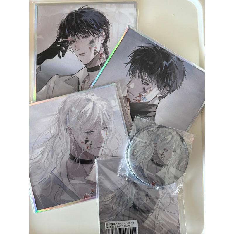 พร้อมส่ง - Fanart - กลายเป็นท่านเทพในเกมสยองขวัญ -  set เฮ่ยเถา ทาวิล ไป๋ (งานFanart)