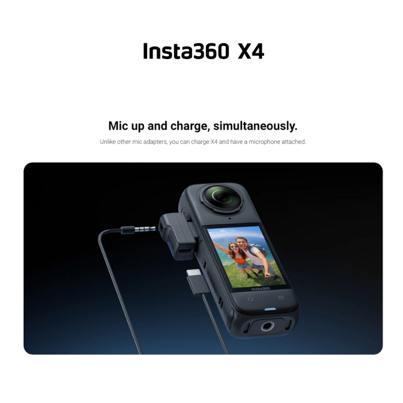 Insta360 X4 Mic Adapter รับประกัน 1 ปี