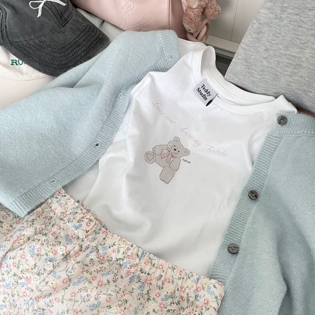 (ลดเหลือ 273.- ใช้โค้ด 30%) Teddy Baby Tee - เสื้อยืดเบบี้ที