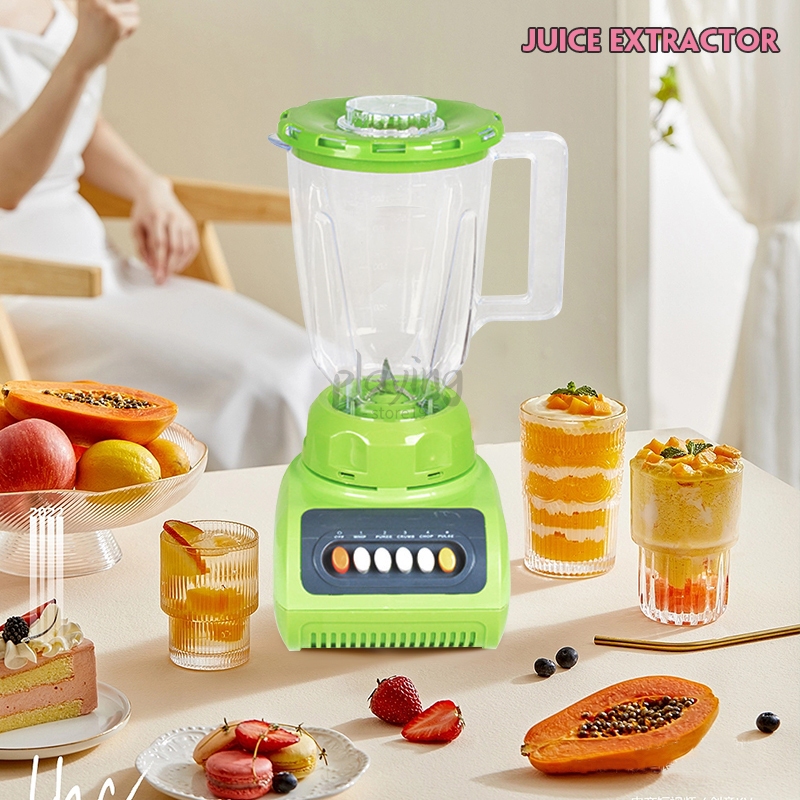 A2625เครื่องปั่นอเนกประสงค์ราคาถูก1.5L 450W ปั่นสมูทตี้ ซื้อ1แถม1 ปั่นน้ำแข็งได้ แถมโถบดแห้ง2 in 1 ปั่นน้ำผลไม้ ปั่นพริก