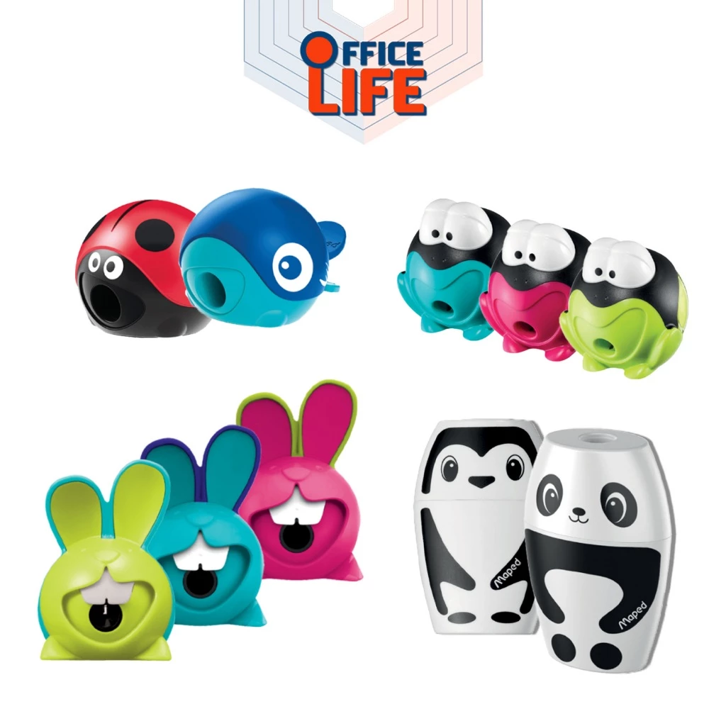 Maped (มาเพ็ด) กบเหลาดินสอ กบเหลา CROC CROC รุ่น SIGNAL / MINI / INNOVATION / SHAKKY ( 1 ชิ้น )