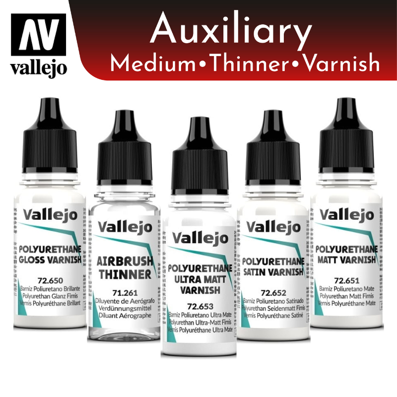 VALLEJO : AUXILIARY GAME COLOUR acrylic paint สีอะคริลิคสำหรับงานเพ้นโมเดล