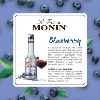 MONIN Blueberry Fruit Mix บลุเบอร์รี่ฟรุ๊ตมิกซ์ 1L.