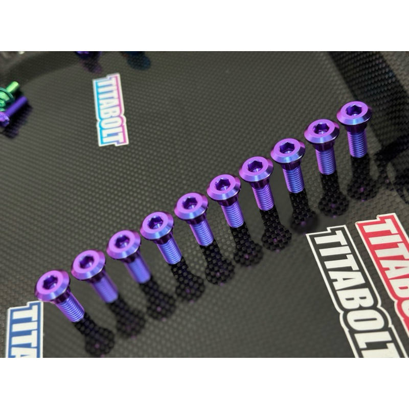 Titabolt น็อตจานไทเทเนียม m8x30 มีบ่า (ราคาต่อตัว)